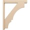 Ekena Millwork 6-in W x 36-in D x 44-in H Balboa Block Rough Cedar Woodgrain TimberThane Outlooker, Primed Tan OUTUR060X36X44BOA44RCPR - alternate 3